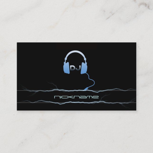 DJ business card (Front)