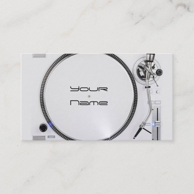 DJ  Business Card (Front)