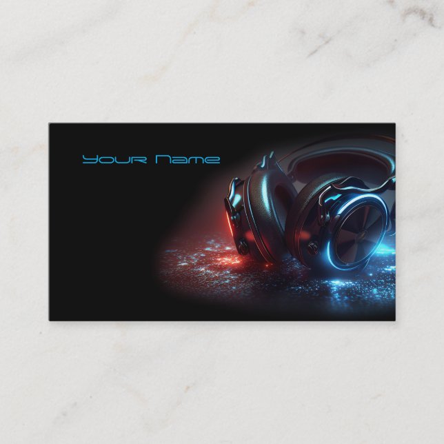 DJ  Business Card (Front)