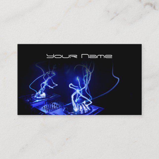 DJ  Business Card (Front)