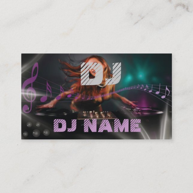 DJ Business Card (Front)