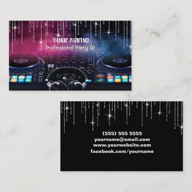 DJ  Business Card (Front/Back)