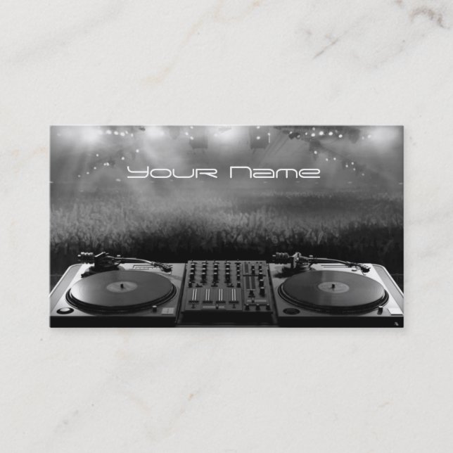 DJ  Business Card (Front)