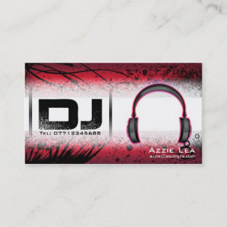 DJ Business Card - customisable