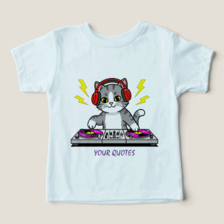 DJ Cat Cartoon – Cool Music Lover Illustration