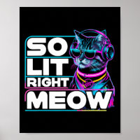 Dj Cat So Lit Right Meow Edm Techno Rave Party Fes