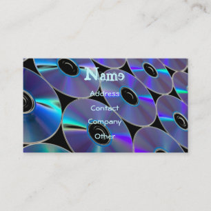 DJ CDs Profile Card - Customisable