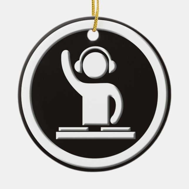 DJ CERAMIC TREE DECORATION (Front)