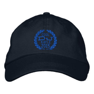DJ Classic Laurels to Personalise Name Event Year! Embroidered Hat