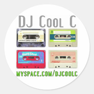 DJ Cool C Mixtape Sticker