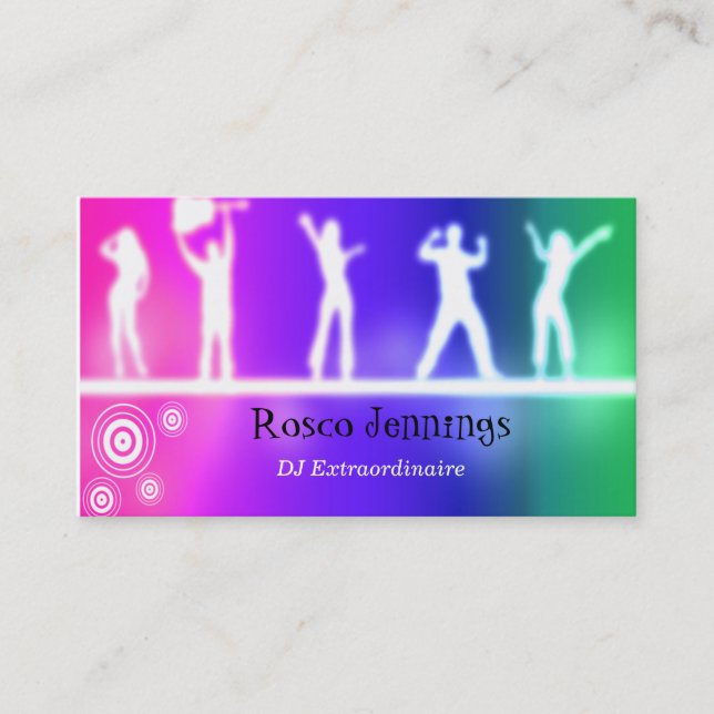 DJ Custom Business Card (Front)