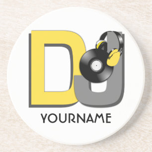 DJ custom coaster