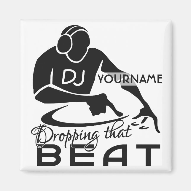 DJ custom magnet (Front)