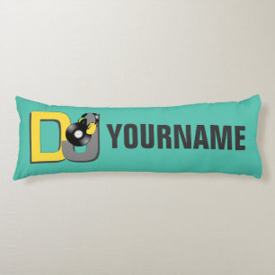 DJ custom name & colour body cushion