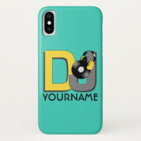 DJ custom name & colour phone cases