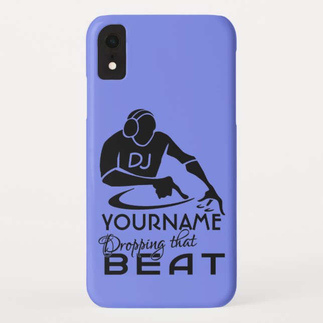 DJ custom name & colour phone cases (Back)