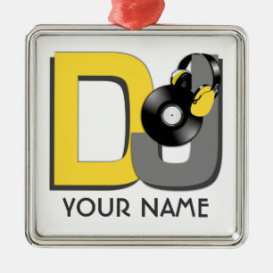 DJ custom ornament