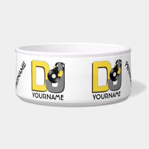 DJ custom pet bowls