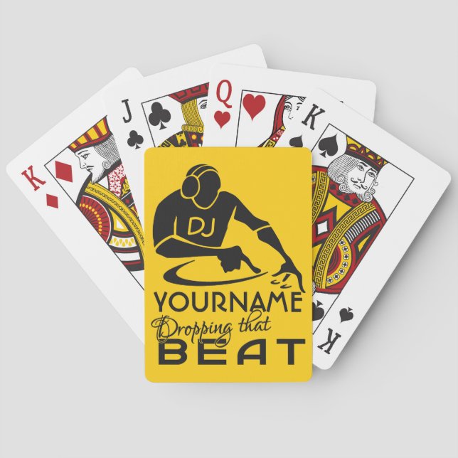 DJ custom playing cards (Back)