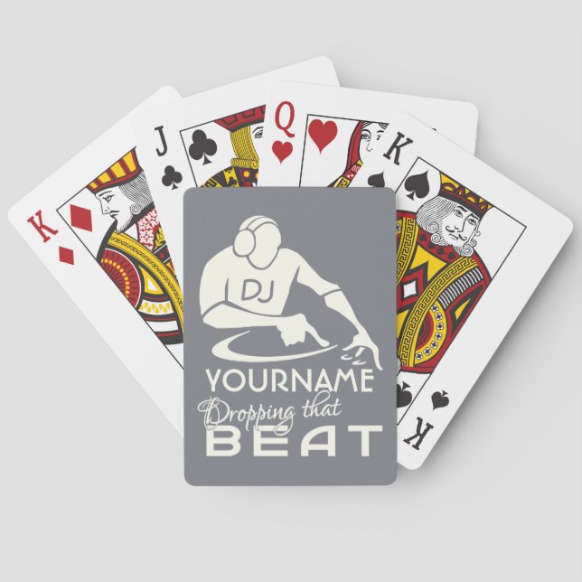 DJ custom playing cards (Back)