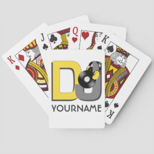 DJ custom playing cards