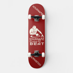 DJ custom skateboard