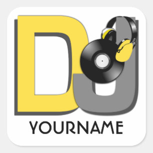 DJ custom stickers