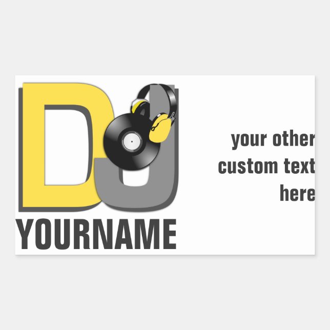 DJ custom stickers (Front)