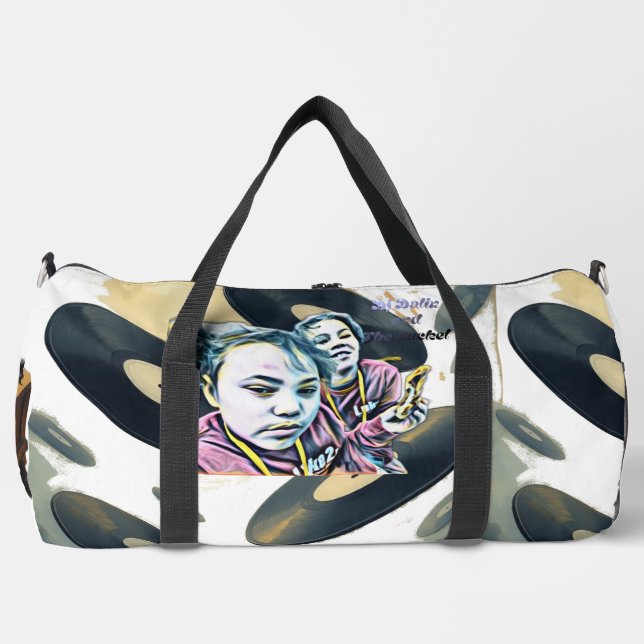 DJ Dalin + The Jackel Duffle Bag (Front)