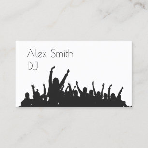 dj dance business card
