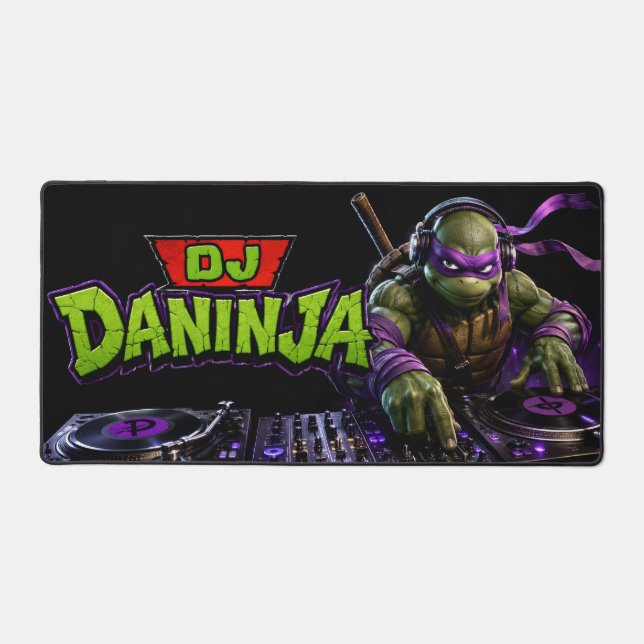 dj daninja desk mat (Front)