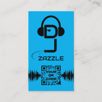 DJ Deejay Disc Jockey Business Card