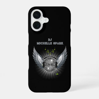 DJ Disco Ball Wings iPhone 16 Case