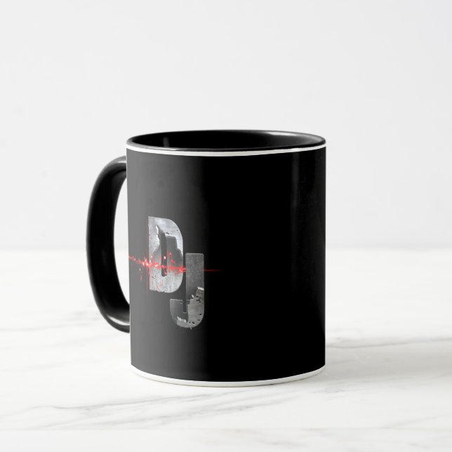 DJ.  Feel the music   Mug (Front Left)