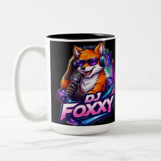 DJ FOXXY 2 Two-Tone COFFEE MUG
