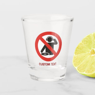 DJ Free Zone Shot Glass