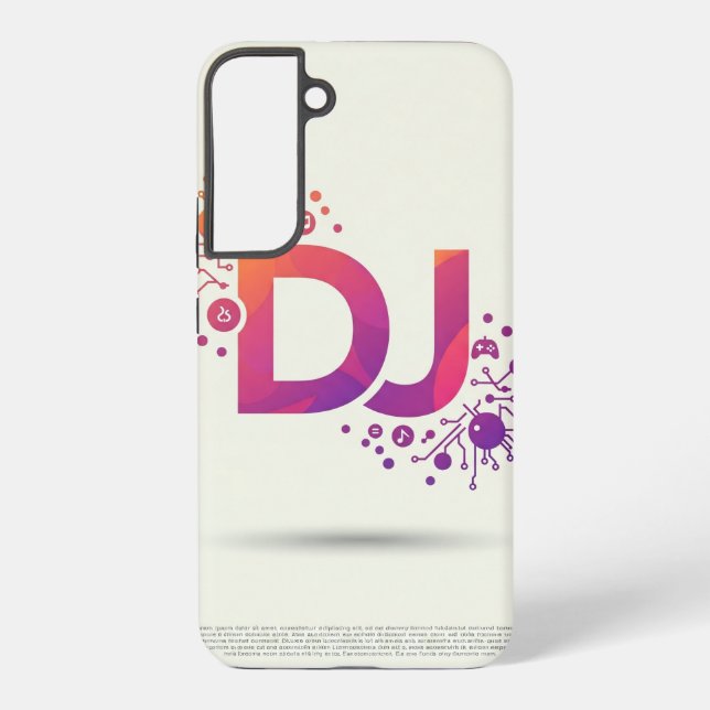 DJ Fusion Logo Galaxy S22 Plus Case (Back)
