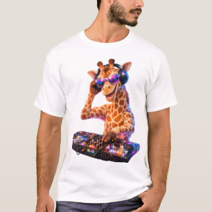 DJ Giraffe 4D Party Vibes Tee