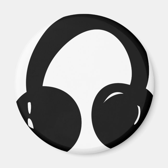 dj headphones magnet (Front)