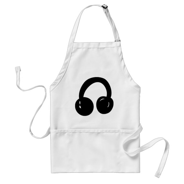 dj headphones standard apron (Front)