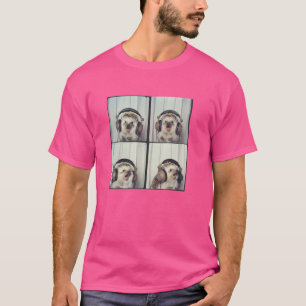 DJ Hedgehog Listening To Music Pet Hedgie Cool Hed T-Shirt