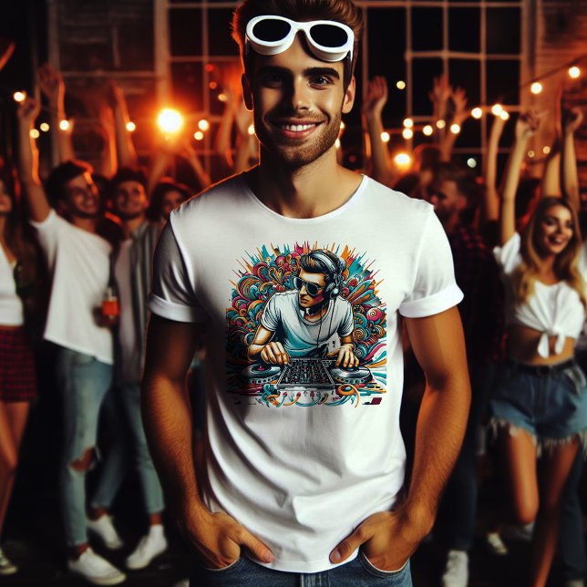 Dj in Action T-Shirt (Dj Grooving)