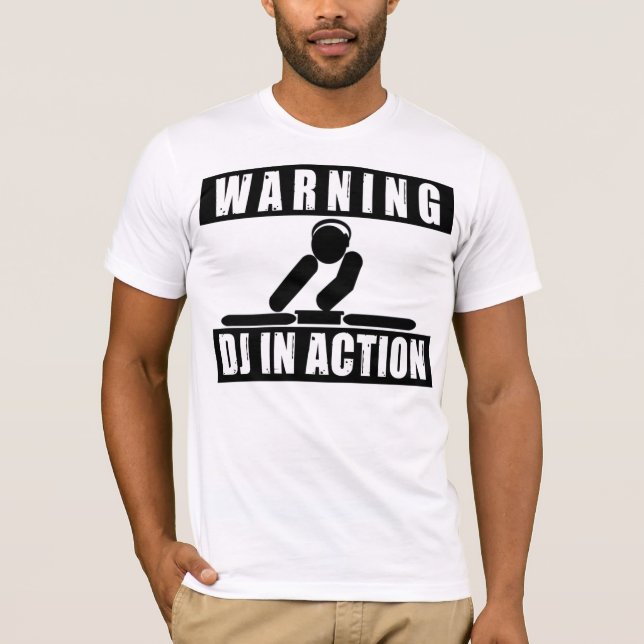 DJ In Action T-Shirt (Front)