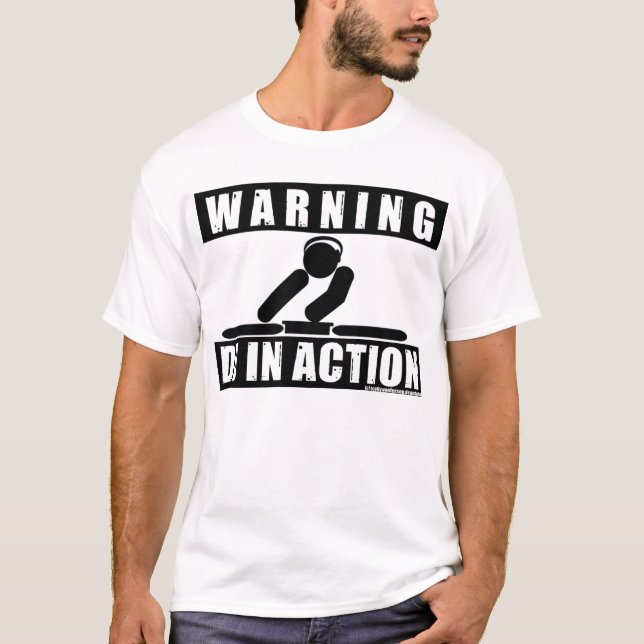 Dj In Action T-Shirt (Front)