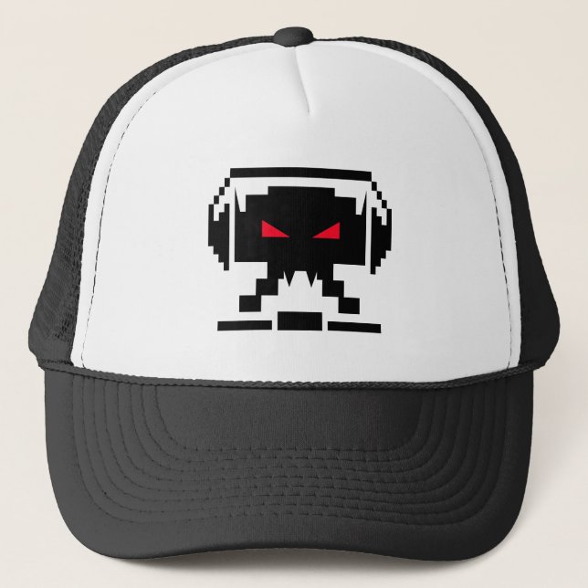 DJ Invader Vampire Trucker Hat (Front)
