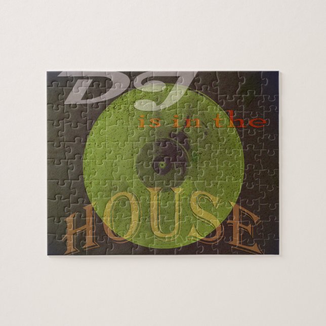 Dj is in the house musical cover jigsaw puzzle (Horizontal)