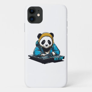 DJ Kawaii Panda Case-Mate iPhone Case