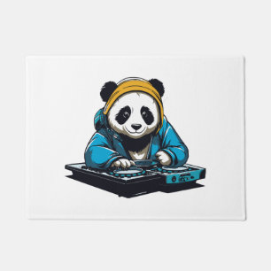 DJ Kawaii Panda Doormat