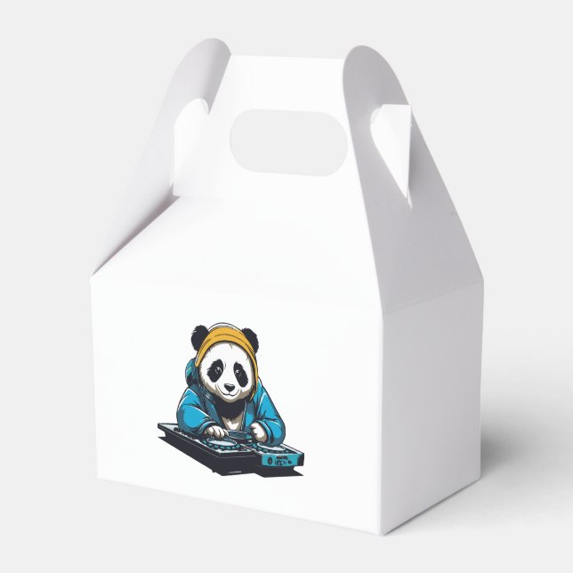 DJ Kawaii Panda Favour Box (Front Side)