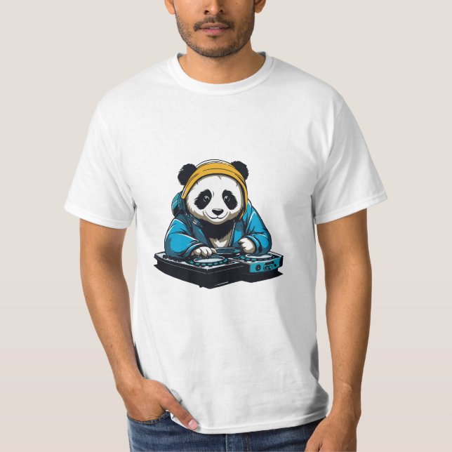 DJ Kawaii Panda T-Shirt (Front)